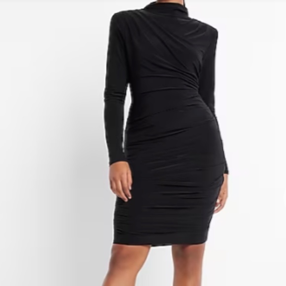 Express mock neck dress - Picture 1 of 5